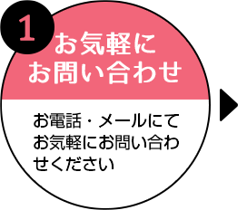 お気軽にお問い合わせ